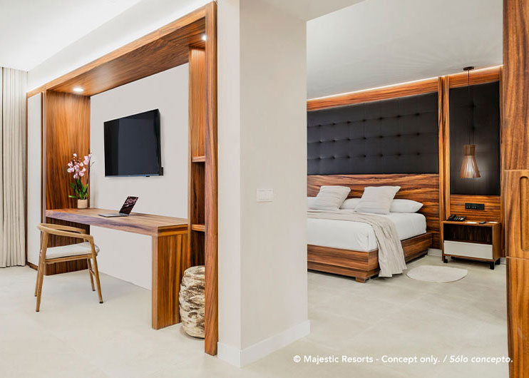 Family Club One Bedroom Suite (Outdoor Jacuzzi), Majestic Mirage Costa Mujeres