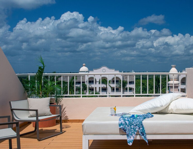 Two Story Rooftop Terrace Suite Spa or Pool View, Excellence Riviera Cancun