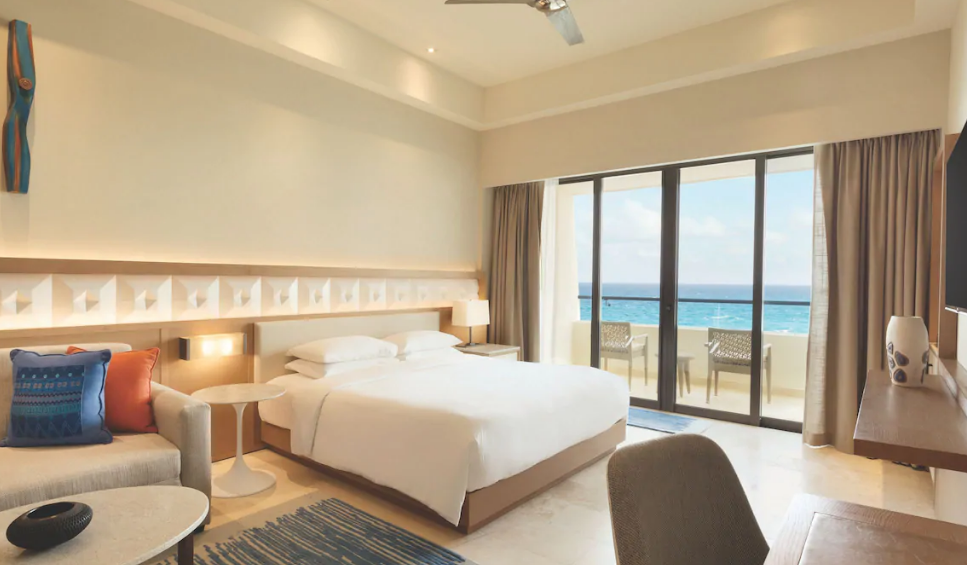 Ocean Front Pyramid Suite w/ Sofa Bed, Hyatt Ziva Cancun