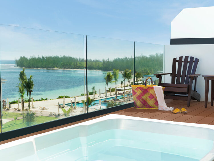 Excellence Club Rooftop Terrace Suite w/ Plunge Pool Ocean Front, Excellence Oyster Bay