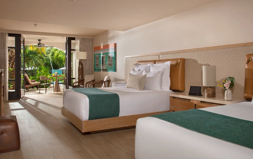 Master Suite Pool View – Two Queens, Zoetry Curacao Resort & Spa